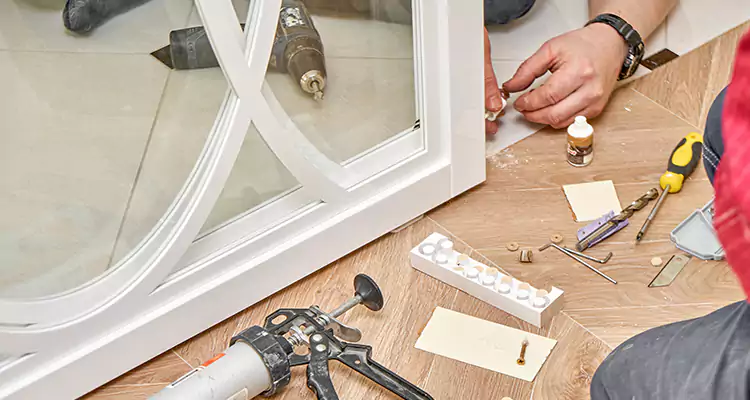 Interior Patio Door Casing Repair in Casselberry, FL